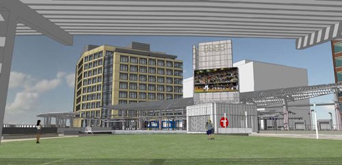 Target Field Office Building will be a 10-story building next to the Target Field Station in Minneapolis. Target Field Office Building will be a 10-story building next to the Target Field Station in Minneapolis