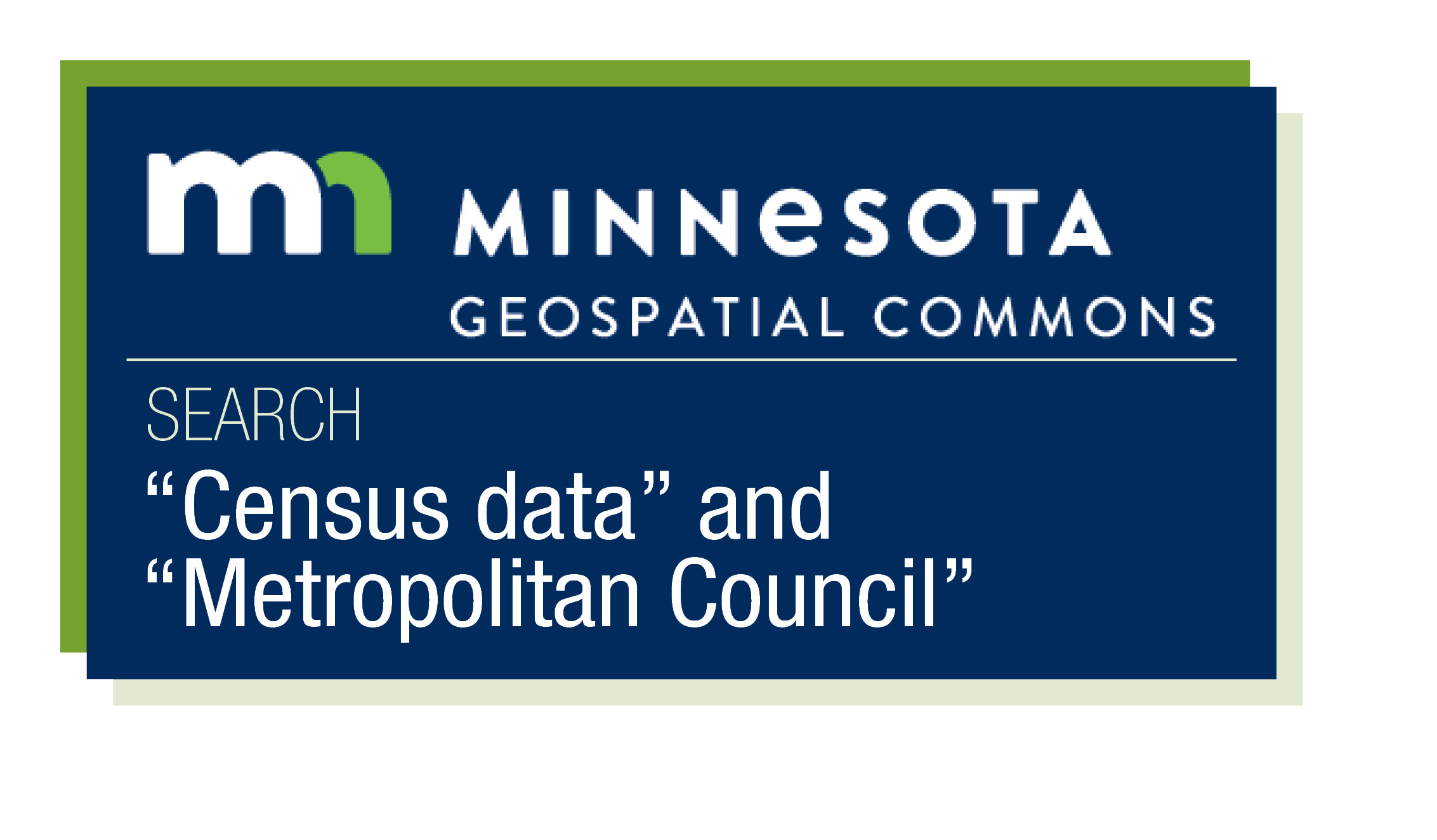 Metropolitan Council publishes population and demographic data on the MN Geospatial Commons website