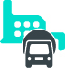 Hauled industrial waste icon