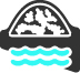Landfill leachate icon.