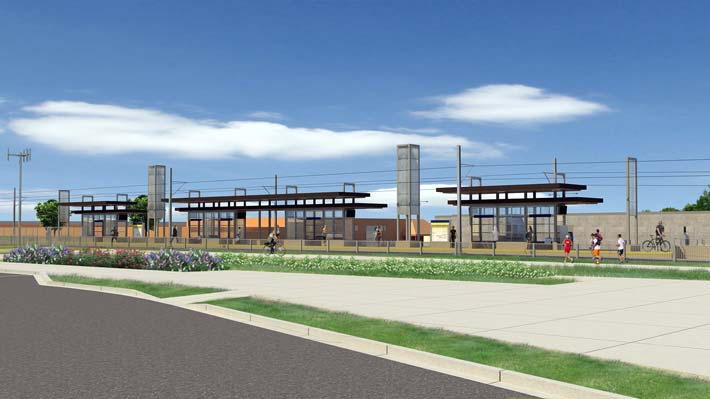 Station design rendering